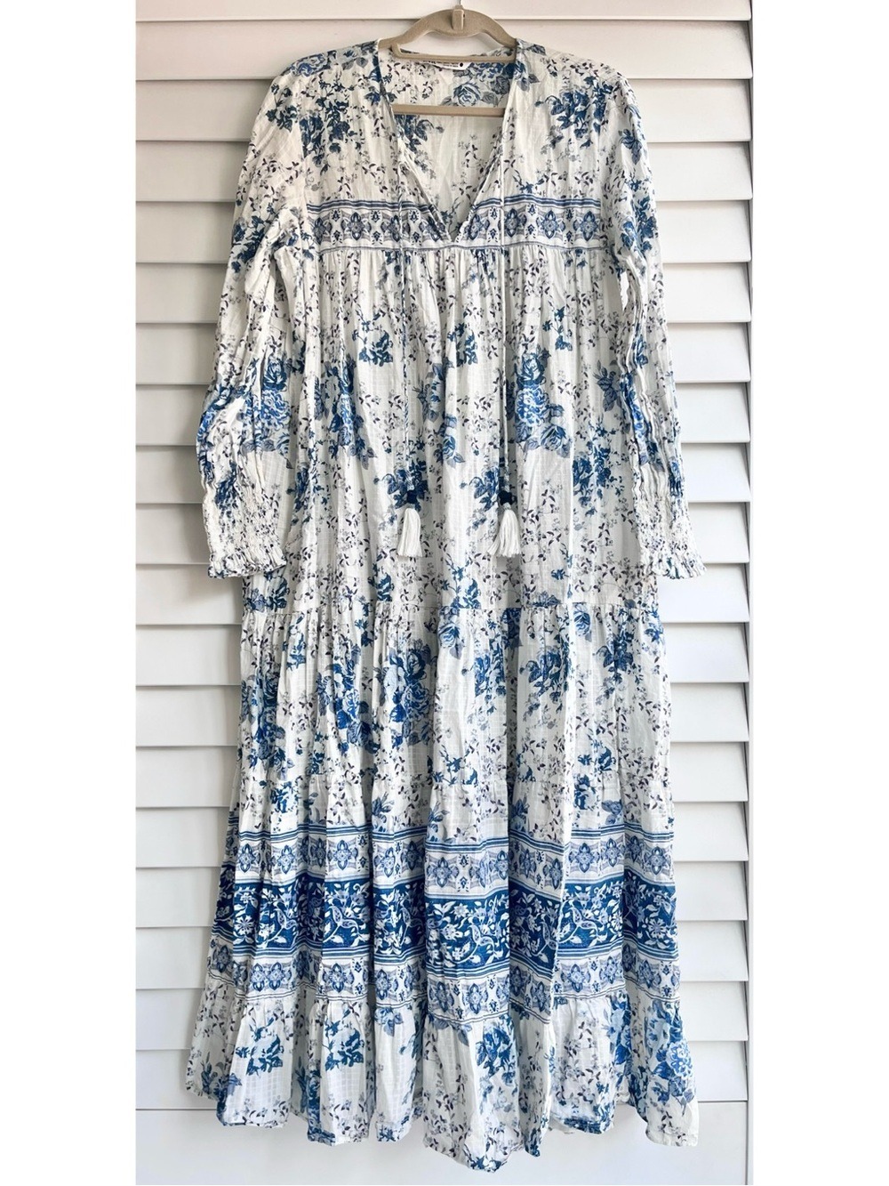 Zara Boho Floral Long Printed Maxi Dress Bloggers Favorite - Picture 8 of 13